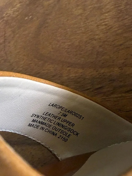 Steve Madden Cognac Braided-Platform Sandals - Picture 5 of 5